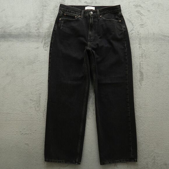 Abercrombie & Fitch Denim - Abercrombie & Fitch Black Wide Leg Jeans